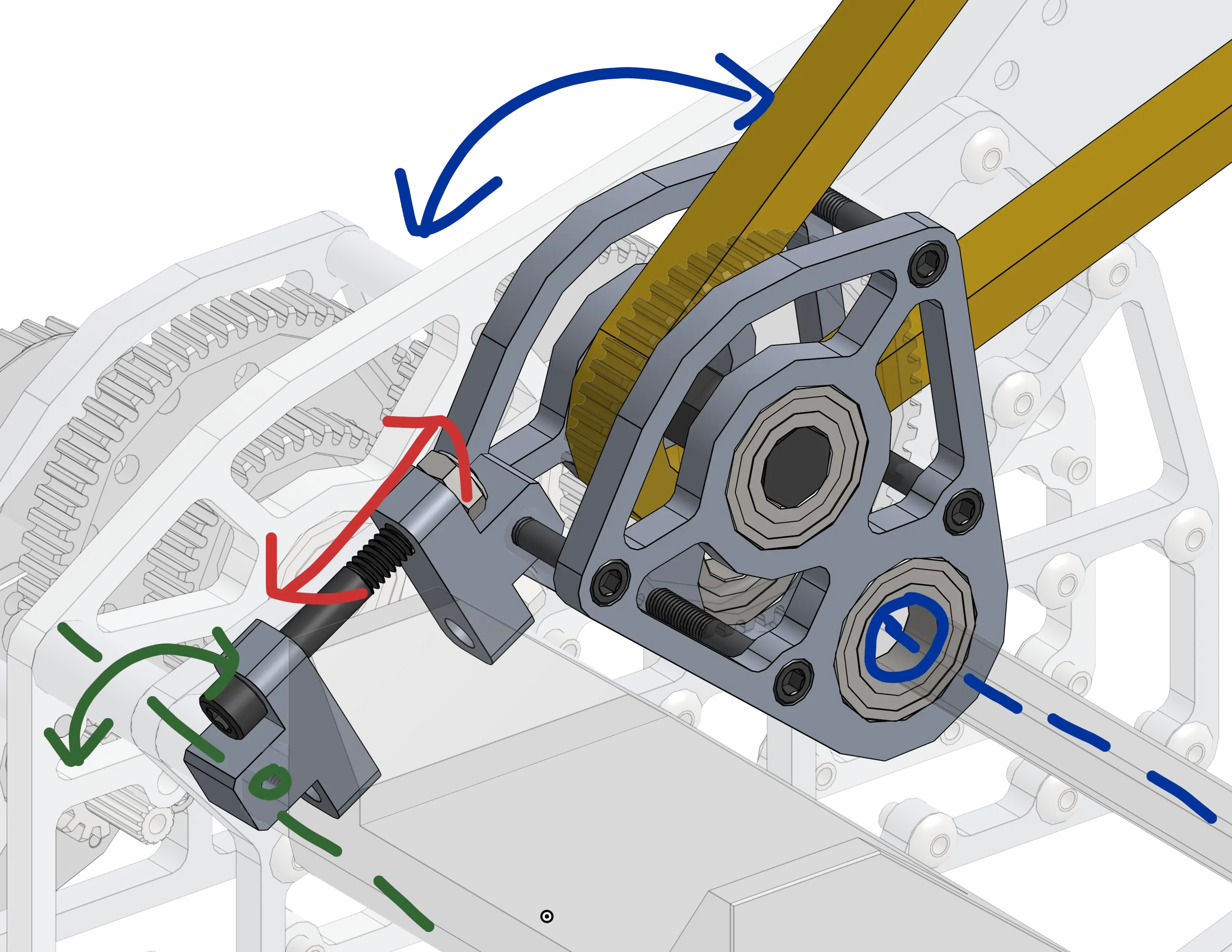 2910 Rotational Chain Tensioner