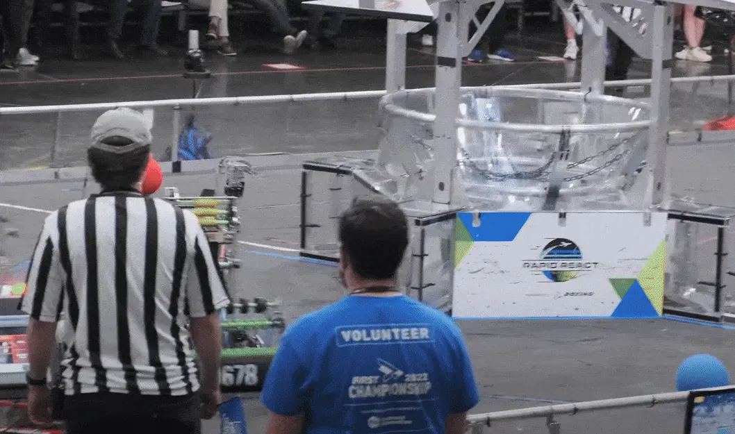 Team 1678's 2022 shooter ball trajectory